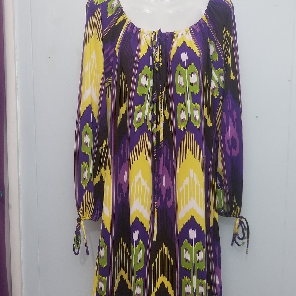 Long sleeve straight dress